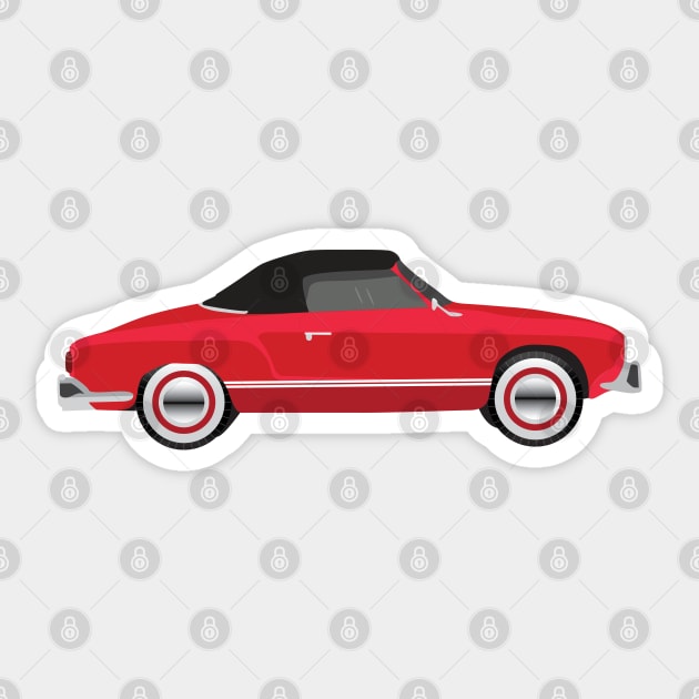 Kharmann Ghia Sticker by kindacoolbutnotreally